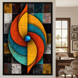 Geometric Abstract - TooplesArt - NicheCanvas