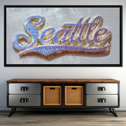 Glittering Seattle Dreams - NicheCanvas