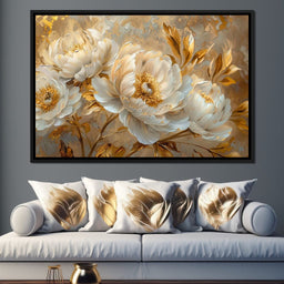Golden Petal Harmony - NicheCanvas