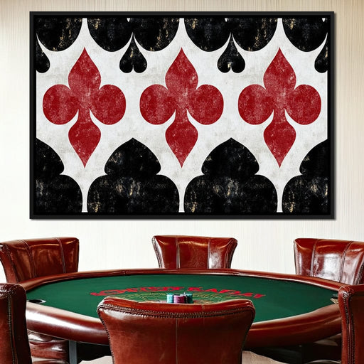 Playing Card Echoes Canvas Print