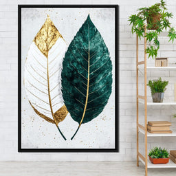 Golden Elegance Nature Duo - NicheCanvas