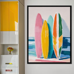 Seaside Colorboard Quartet - NicheCanvas