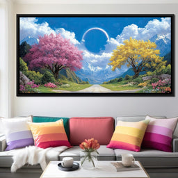 Rainbow Valley Tranquility - NicheCanvas