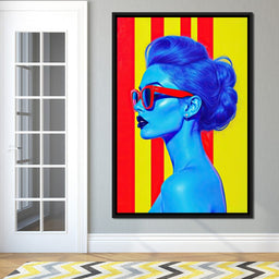 Ultrablue Diva - TooplesArt - NicheCanvas