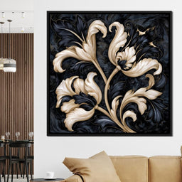 Ivory Baroque Bloom - TooplesArt - NicheCanvas