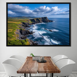 Atlantic Cliffs Wild Coastline - NicheCanvas