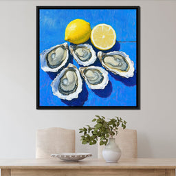 Lemon Kissed Oysters - NicheCanvas