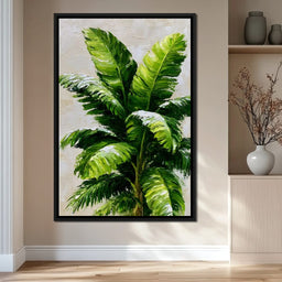 Verdant Rhythm of Tropical Palms - NicheCanvas