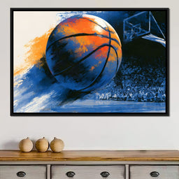 Flight of the Basketball - NicheCanvas