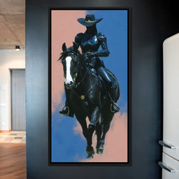 Night Rider of Midnight Steel - NicheCanvas