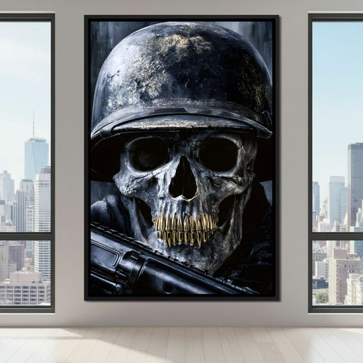 Final Soldier Resting Place Canvas Print