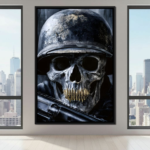 Final Soldier Resting Place Canvas Print