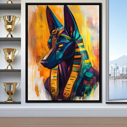 Majestic Anubis Reverie - NicheCanvas