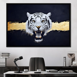 Majestic Tiger Roar Radiance - NicheCanvas