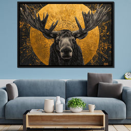 Golden Majesty of the Wild - NicheCanvas