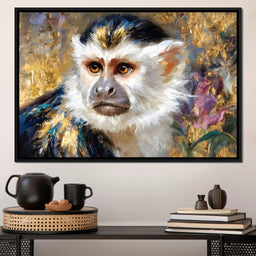 Golden Gilded Monkey Muse - NicheCanvas