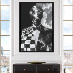 Cosmic Checkmate of Stardust Mind - NicheCanvas