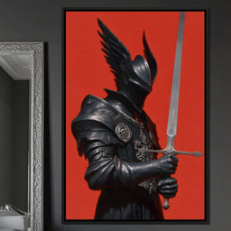 Midnight Vanguard Knight Oath - NicheCanvas