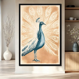 Gilded Plumes Of The Regal Display - NicheCanvas