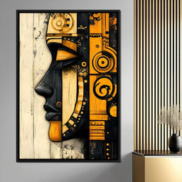 Geometric Fusion Reverie - NicheCanvas