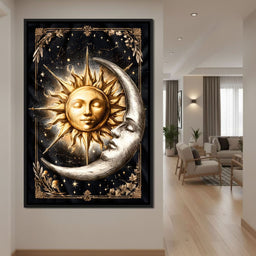 Golden alignment of the celestial bodies - NicheCanvas