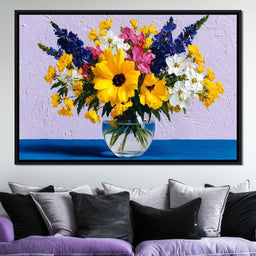 Sunlit Meadow Bouquet Vase - NicheCanvas