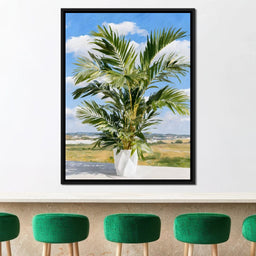 Sunlit Plant - NicheCanvas