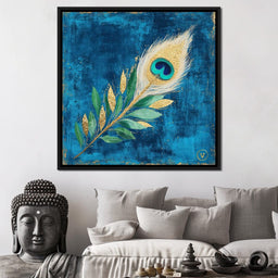 Peacock Plume Enchantment - NicheCanvas