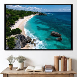 Ocean's Embrace Tranquility - NicheCanvas