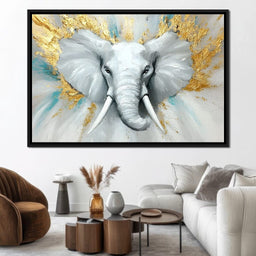 Majestic Elephant Radiance - NicheCanvas