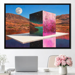 Celestial Pink Cube - NicheCanvas