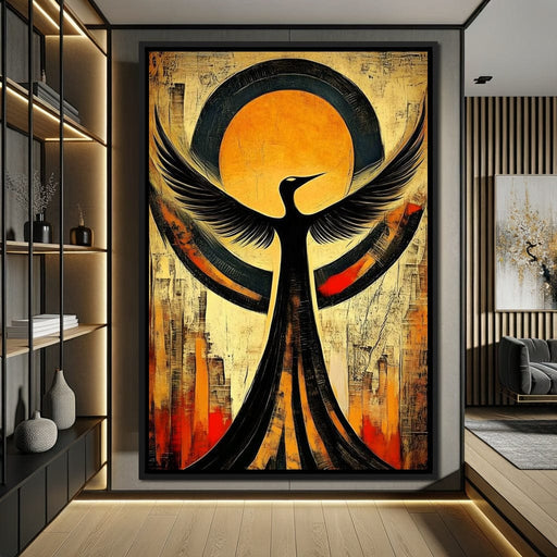 Radiant Wings of Dawn Canvas Print