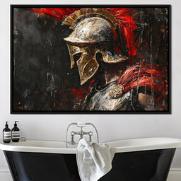 Hellenic Guardian in Twilight - NicheCanvas