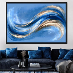 Rhythmic Flow of Liquid Motion - NicheCanvas