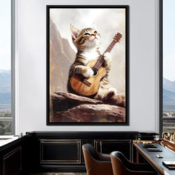 Melody of Feline Dreams - NicheCanvas