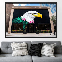 Street Art - Eagle - NicheCanvas