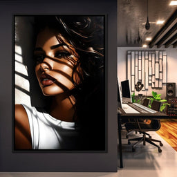 Shadowed Elegance Poise - NicheCanvas