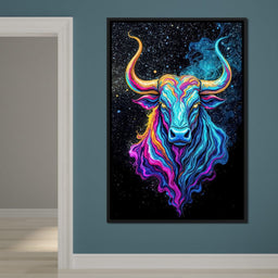 Bull of the Cosmos - TooplesArt  - NicheCanvas