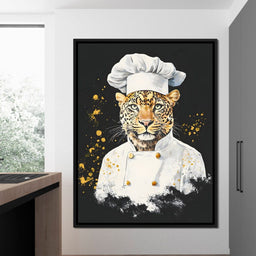 Leopard Gourmet Elegance - NicheCanvas
