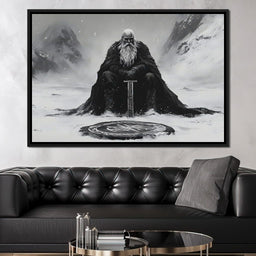 Ancient Nordic Vigilance - NicheCanvas