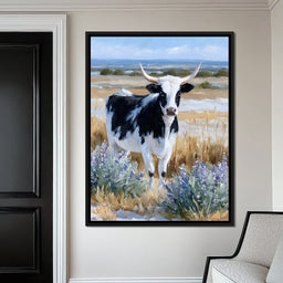 Longhorn Meadow Wildflowers - NicheCanvas