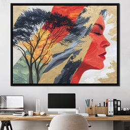 Tree of Vibrant Reflections - NicheCanvas