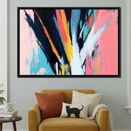 Abstract Dynamic Color Burst - NicheCanvas