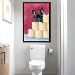 French Bulldog Toilet Roll Sentinel - NicheCanvas