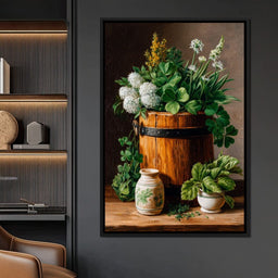 Clover With Herbs - NicheCanvas