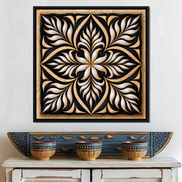 Gilded Quill Mandala - TooplesArt - NicheCanvas