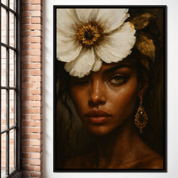 Golden Petals Enigma - NicheCanvas