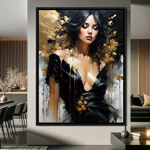 Female Portrait 0056 - Vizahn Burger Canvas Print