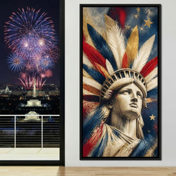 Sovereign Plume of Liberty - NicheCanvas