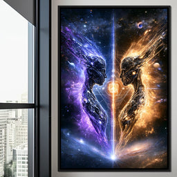 Dual Entities Of The Expanding Void - NicheCanvas